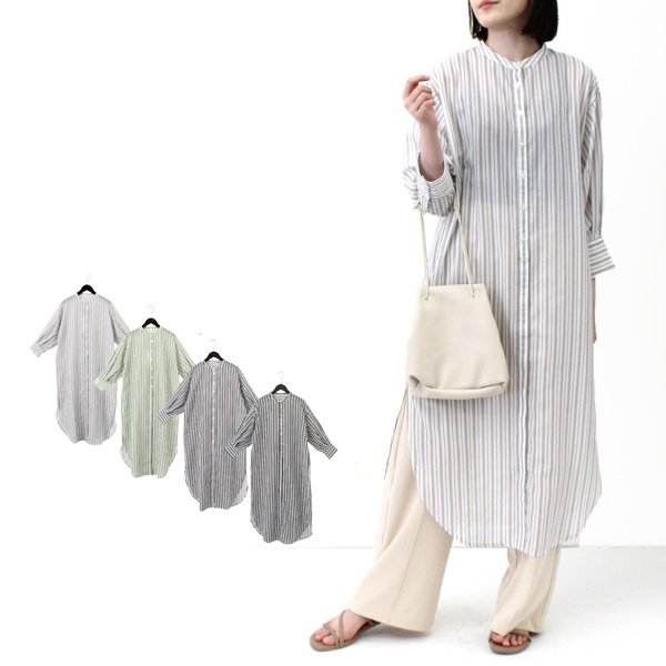 綿タッチローンストライプシャツワンピース レディース ワンピース ドレス マキシワンピース Styleblock スタイルブロック 綿タッチローンストライプシャツワンピース レディース ワンピース ドレス マキシワンピース Styleblock スタイルブロック