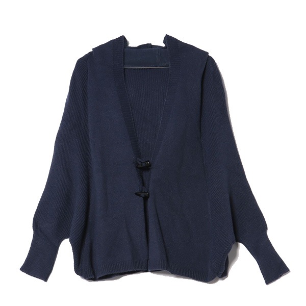 新品タグ付き　ニット　カーディガン フード付きニットカーディガン | レディース,トップス