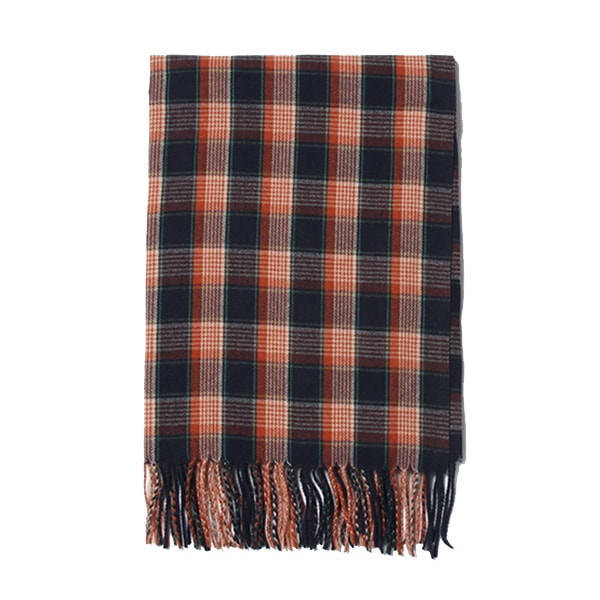 チェック柄フリンジ大判ストール | レディース,小物,マフラー