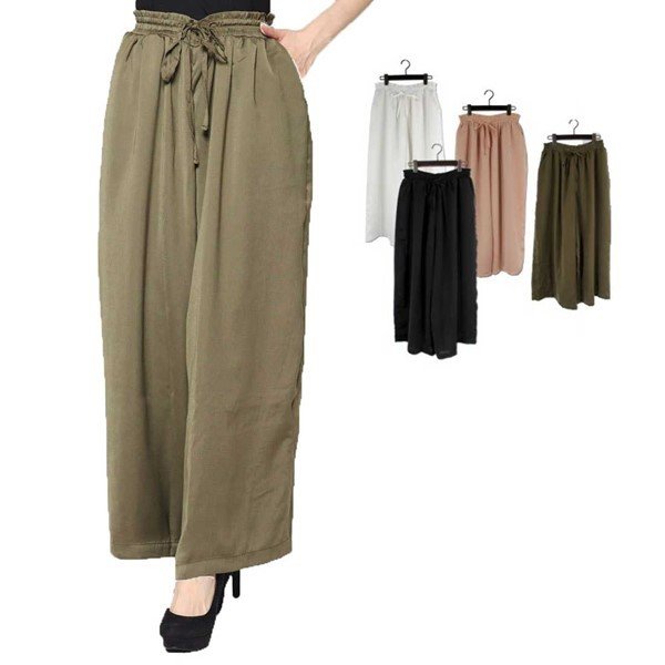 マットサテンワイドパンツ レディース パンツ ロングパンツ Styleblock スタイルブロック