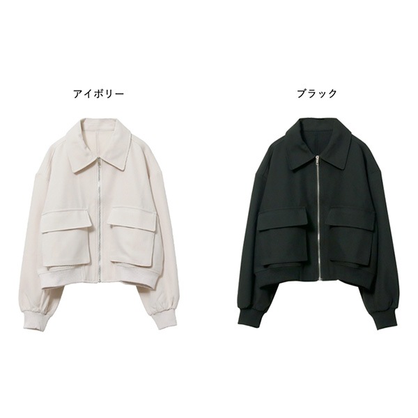 ビッグポケットジップブルゾン | レディース,アウター,ジャケット