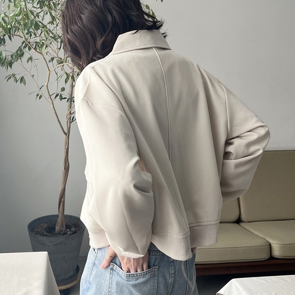 ジャケット ブルゾン ビッグポケットスタンドネックブルゾン レディース mcqgkd0193-01.jpg