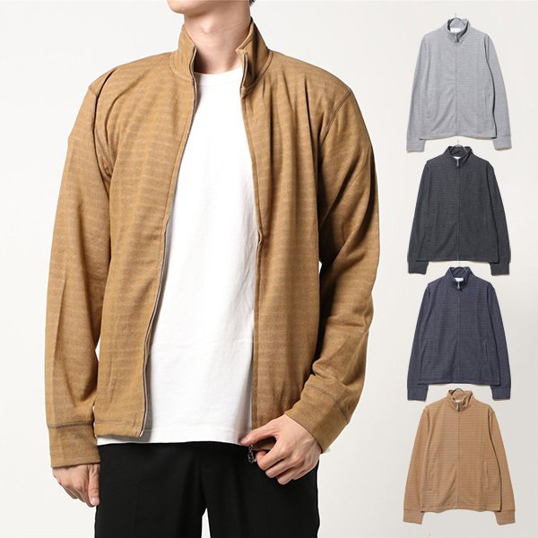 Tcポンチ裏ボーダーフルｚｉｐスタンドジャケット メンズ アウター Styleblock スタイルブロック