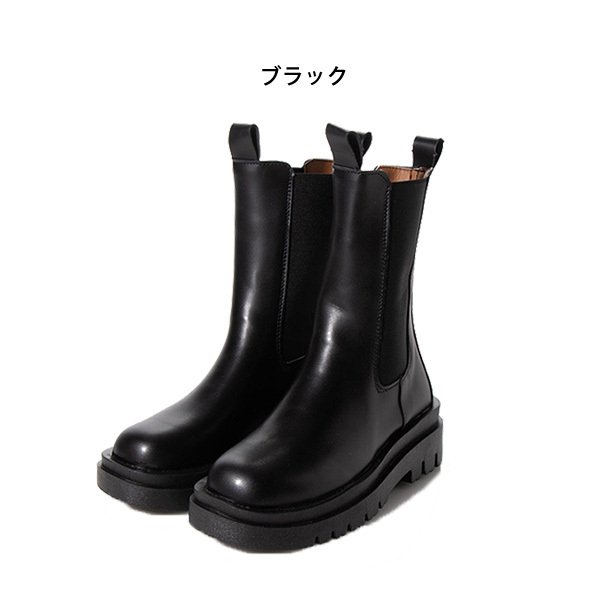 ✅半額以下☆ほぼ新品！CHANNEL 黒 ロングブーツ 厚底×コウモリ×十字架スニーカー （ブーツ（ショート丈