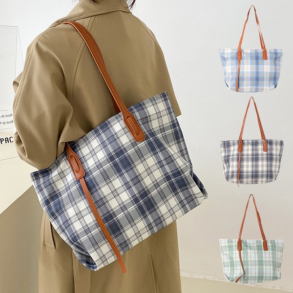 チェック柄トートバッグ レディース バッグ トートバッグ Styleblock スタイルブロック