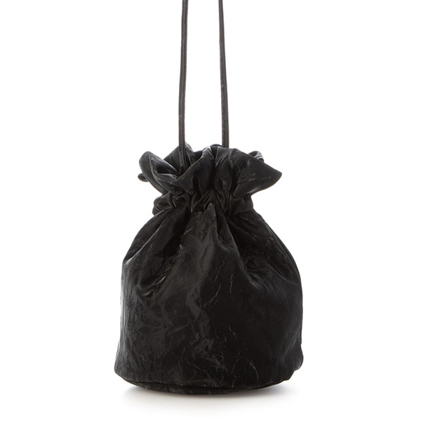 LeSportsac 巾着型ショルダーバッグ 黒　タグ付　可愛い レスポートサック ショルダーバッグ 巾着 黒｜Yahoo!フリマ（旧