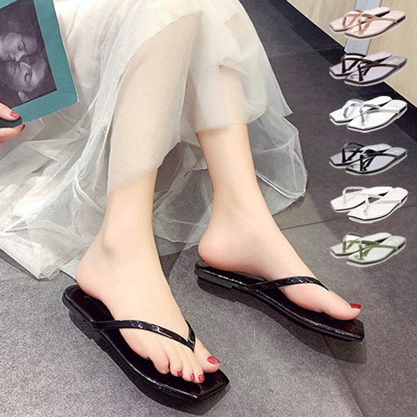 エナメルビーチサンダル | レディース,シューズ,サンダル - STYLEBLOCK