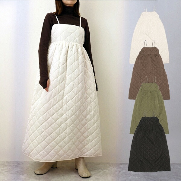 マットタフタダイヤキルトキャミワンピース | レディース,ワンピース  