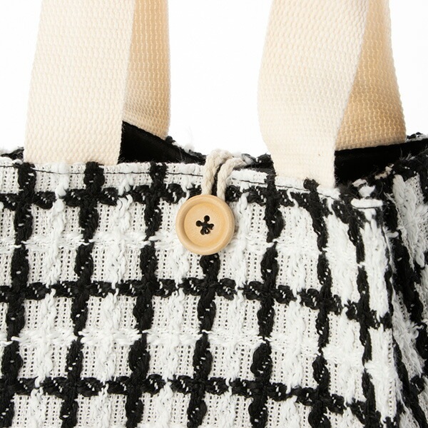 チェック柄スクエアトートバッグ | レディース,バッグ,トートバッグ