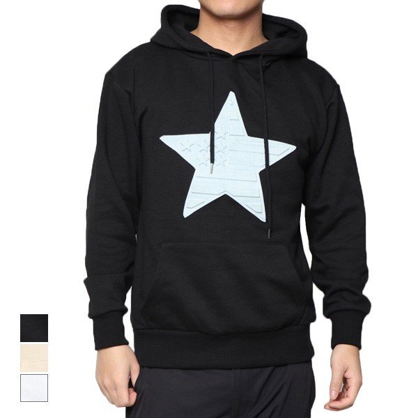 デニムエンボスプリントパーカー メンズ トップス パーカー Styleblock スタイルブロック