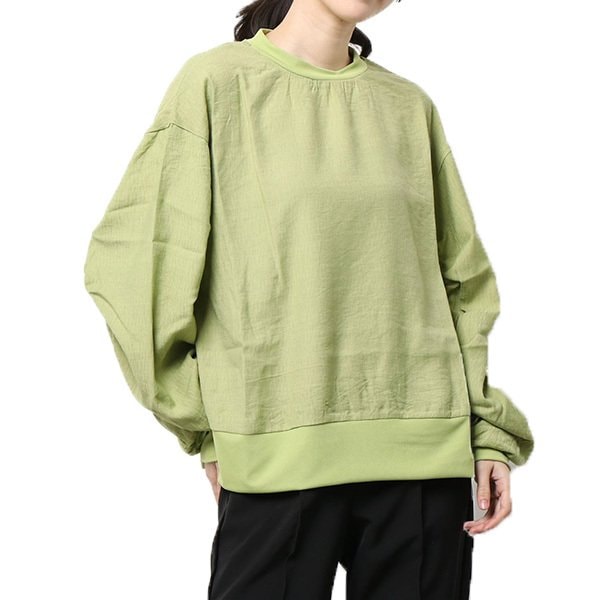 KOCHE】SILKカラーブロック パッチワーク オーバーサイズ ポロシャツ