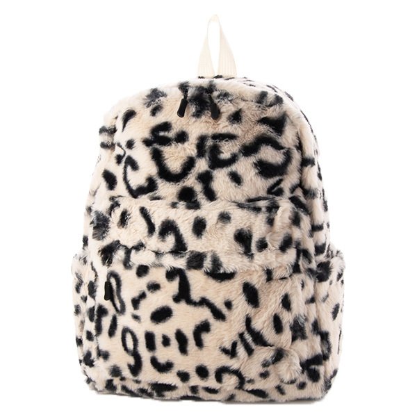 レオパード柄もこもこリュックサック | レディース,バッグ