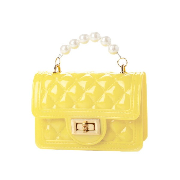 パールハンドル2WAYチェーンミニショルダーバッグ(横型) | レディース