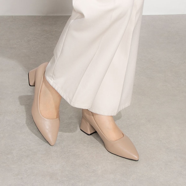 ポインテッドトゥチャンキーヒールパンプス | レディース ポインテッドトゥチャンキーヒールパンプス | レディース