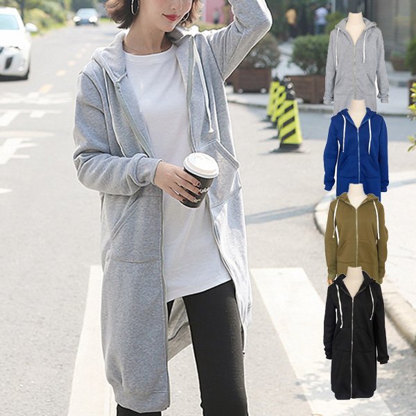 I589 美品 希少デザイン F ミスアシダ ジップアップ ロング レディース 合皮カラー取り外しZIPニット | PROPORTION BODY DRESSING