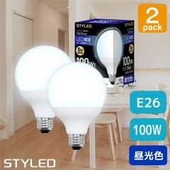 ��2�ĥ��åȡ�1��������749�ߡ�E26���� LED�ŵ� �ܡ����ŵ� ���۸������� 100W���� �������11.5W��1340�롼���� G95