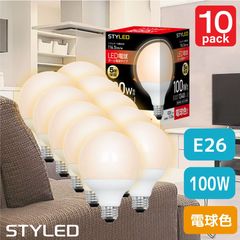 ��10�ĥ��åȡ�1��������649�ߡ�E26���� LED�ŵ� �ܡ����ŵ� ���۸������� 100W���� �ŵ忧��11.5W��1340�롼���� G95