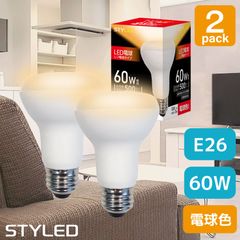 ��2�ĥ��åȡ�1�Ĥ�����499�ߡ�E26���� LED�ŵ� ��ե����� 60W���� �۸���120�� �ŵ忧��500lm�˥��ݥåȥ饤�� ̩�Ĵ���б�