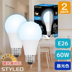 ��2�ĥ��åȡ�1��������529�ߡ�LED�ŵ� E26���� Ĵ�����б� 60W���� �����ŵ�� ���۸������� �������810lm�� �ʥ��� ���ݥåȥ饤�� ��ӥ�