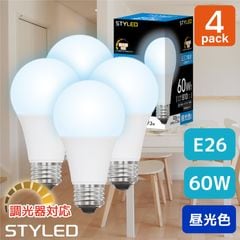 ��4�ĥ��åȡ�1��������479�ߡ�LED�ŵ� E26���� Ĵ�����б� 60W���� �����ŵ�� ���۸������� �������810lm�� �ʥ��� ���ݥåȥ饤�� ��ӥ�