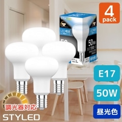 ��4�ĥ��åȡ�1�Ĥ�����499�ߡ�LED�ŵ� E17���� ����ŵ奿���� 50W���� Ĵ�����б� ��������5W �������550lm���۸���120�� ���ݥåȥ饤�� ̩�Ĵ���б�