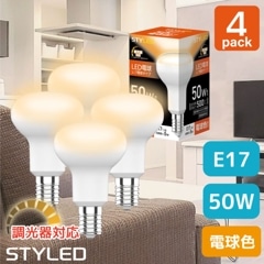 ��4�ĥ��åȡ�1�Ĥ�����499�ߡ�LED�ŵ� E17���� ����ŵ奿���� 50W���� Ĵ�����б� ��������5W �ŵ忧��500lm���۸���120�� ���ݥåȥ饤�� ̩�Ĵ���б�