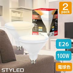 ��2�ĥ��åȡ�1�Ĥ�����1080�ߡ�LED�ŵ� E26���� �ӡ�����׷� �ӡ����ŵ� 100W���� ��������10.5W �ɿ� �ɱ� �ŵ忧 1050lm STYLED HDRP38-100-L