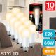 ��10�ĥ��åȡ�1��������549�ߡ�E26���� LED�ŵ� T���ŵ奿���� 60W���� ���۸������� �ŵ忧��810lm�� T��