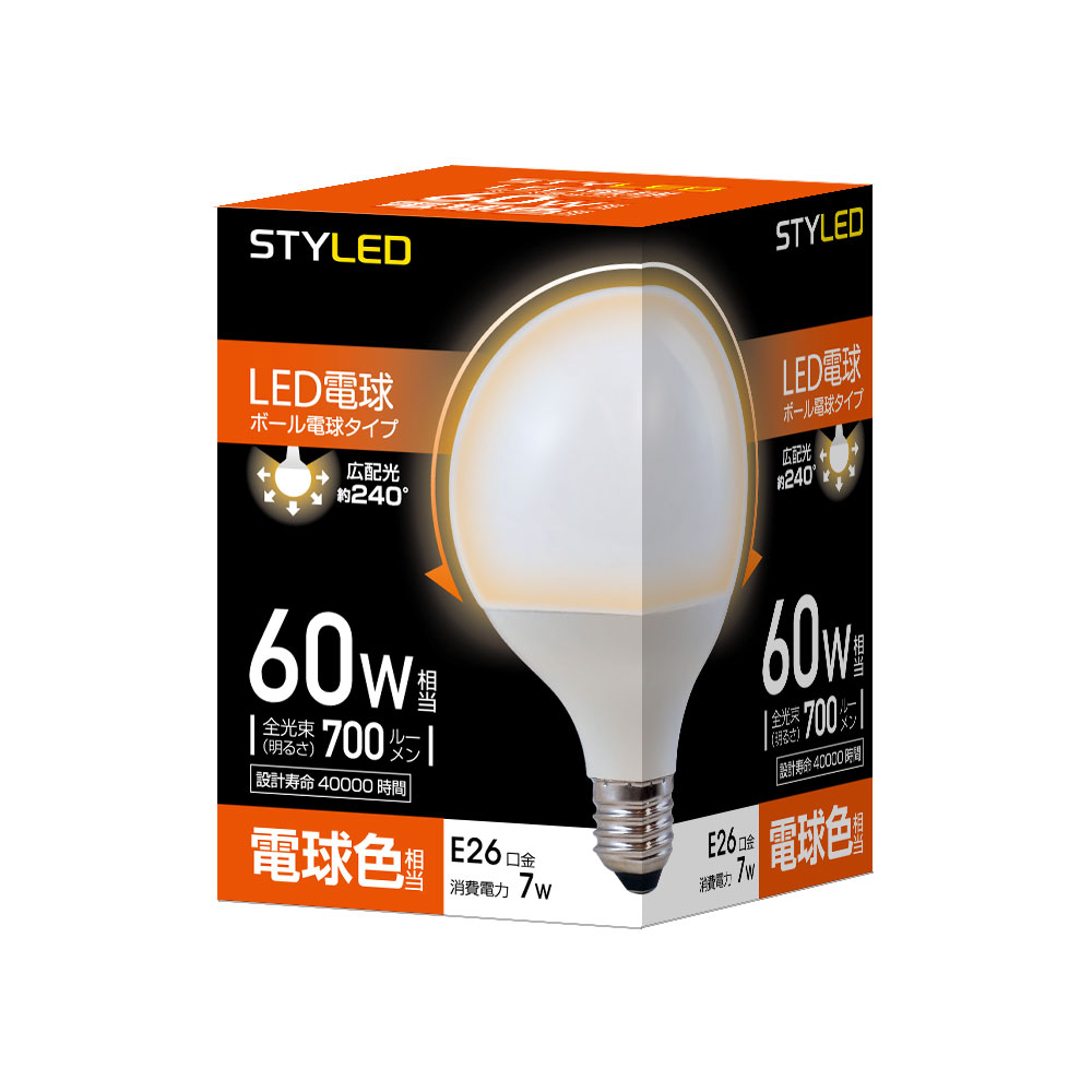 E26���� LED�ŵ� �ܡ����ŵ奿���� 7W ���۸������� 60W���� �ŵ忧��700lm��