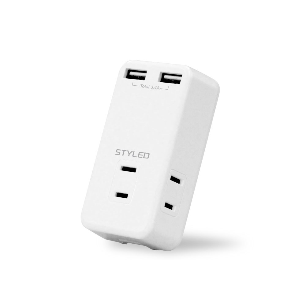 �Ÿ����å� USB�� ����ѥ��� 3�ĸ� HMTWC3234-W STYLED
