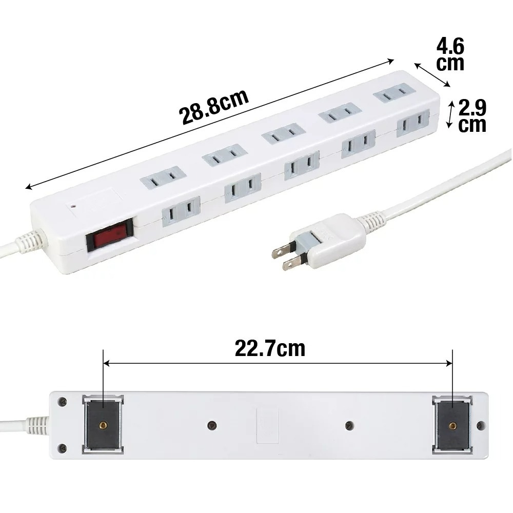 �Ÿ����åס�1m���ޥ��ͥå��դ����륬���ɡ��֥졼������10�ĸ���2�ĥ��åȡ�STP10W-1X2��STYLED