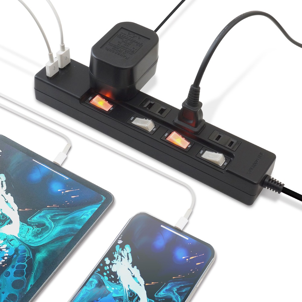 �Ÿ����å� USB�� 1m �륬���� 4�ĸ� STP4UA2B-1 STYLED