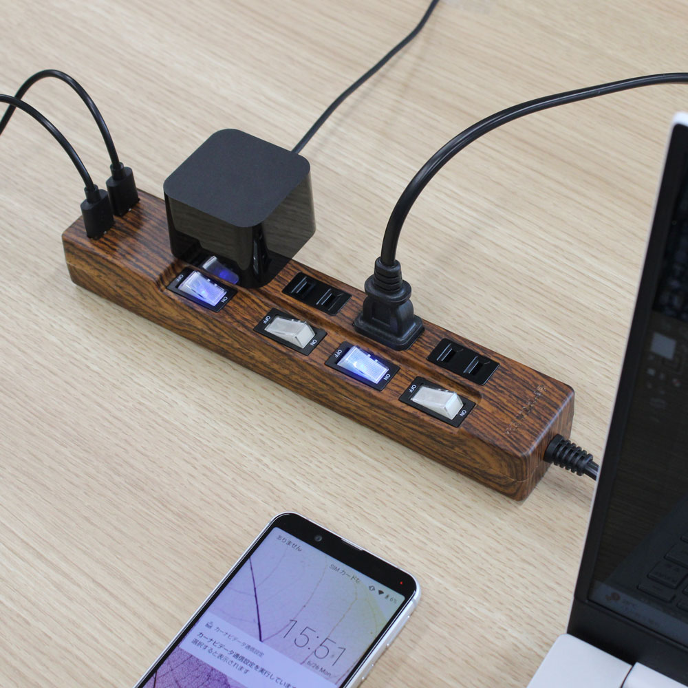 送料無料 木目調 電源タップ Usb充電 2ポート合計2 4a出力 コンセント 4口 2m 18ヵ月保証 雷ガード テレワーク スマホ タブレット コンセントタップ Usbタップ 延長コード ダークブラウン ウォルナット調 ウッド調 Stp4ua2cg 2 Styled スタイルド 電源タップ Usb充電 送料無料 木目調 電源タップ Usb充電 2ポート合計2 4a出力 コンセント 4口 2m 18ヵ月保証 雷ガード テレワーク スマホ タブレット コンセントタップ Usbタップ 延長コード ダークブラウン ウォルナット調 ウッド調 Stp4ua2cg 2 Styled スタイルド 電源タップ Usb充電