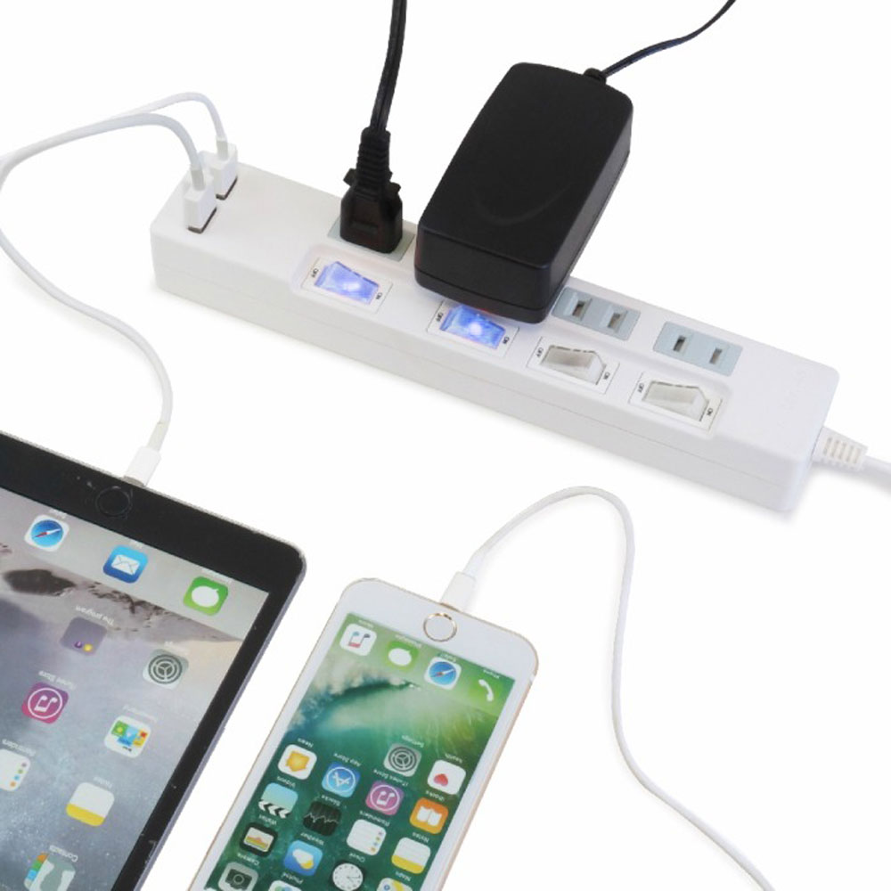 �Ÿ����å� USB�� 1m �륬���� 4�ĸ� STP4UA2W-1 STYLED