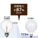 E26���� LED�ŵ� �ܡ����ŵ� ���۸������� 100W���� �������11.5W��1340�롼���� G95
