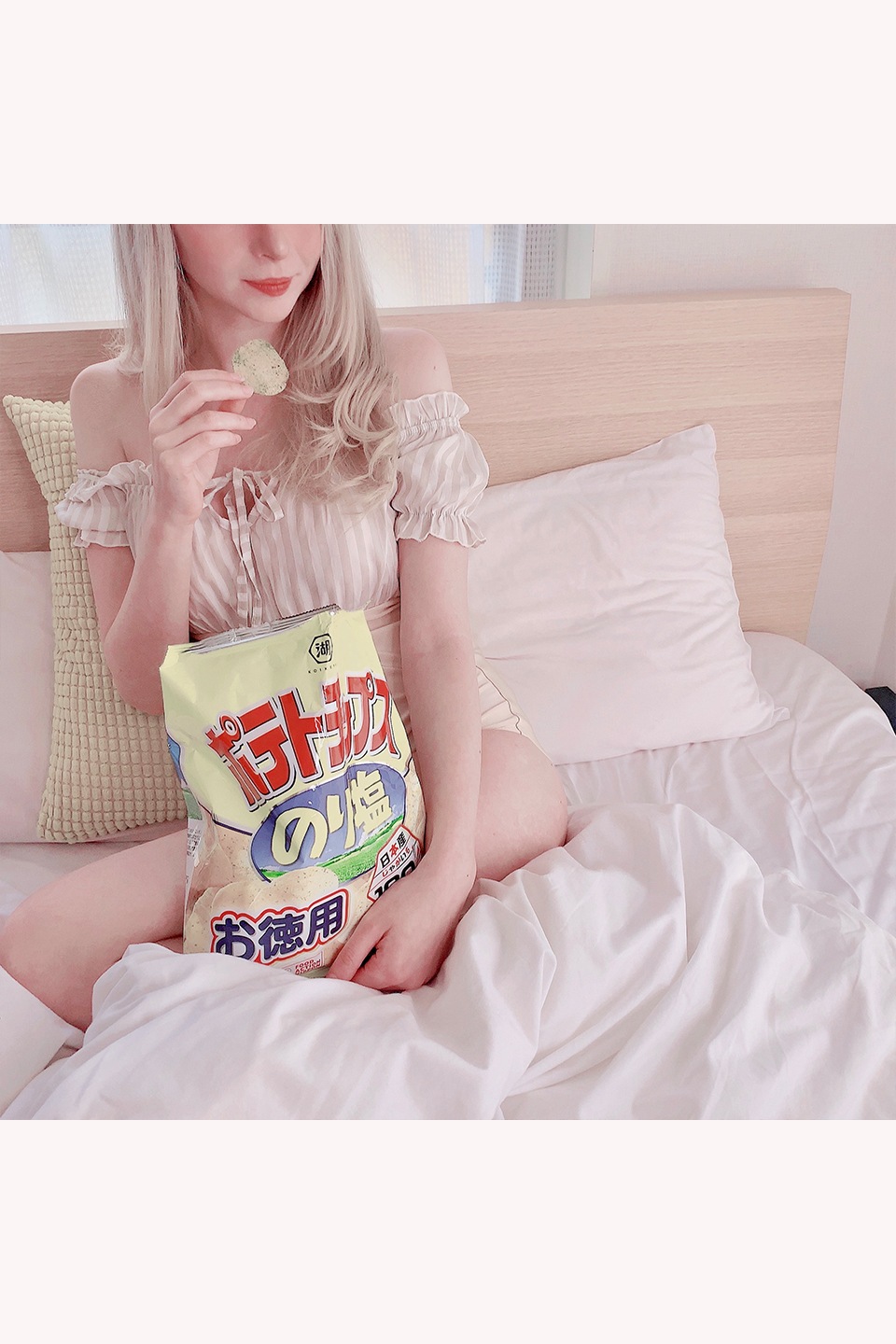 オフショルリボン水着