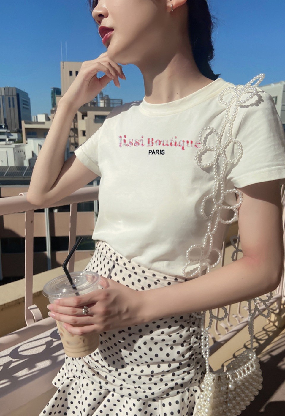【完全受注生産】lissi thank for you original tee PARISVer.
