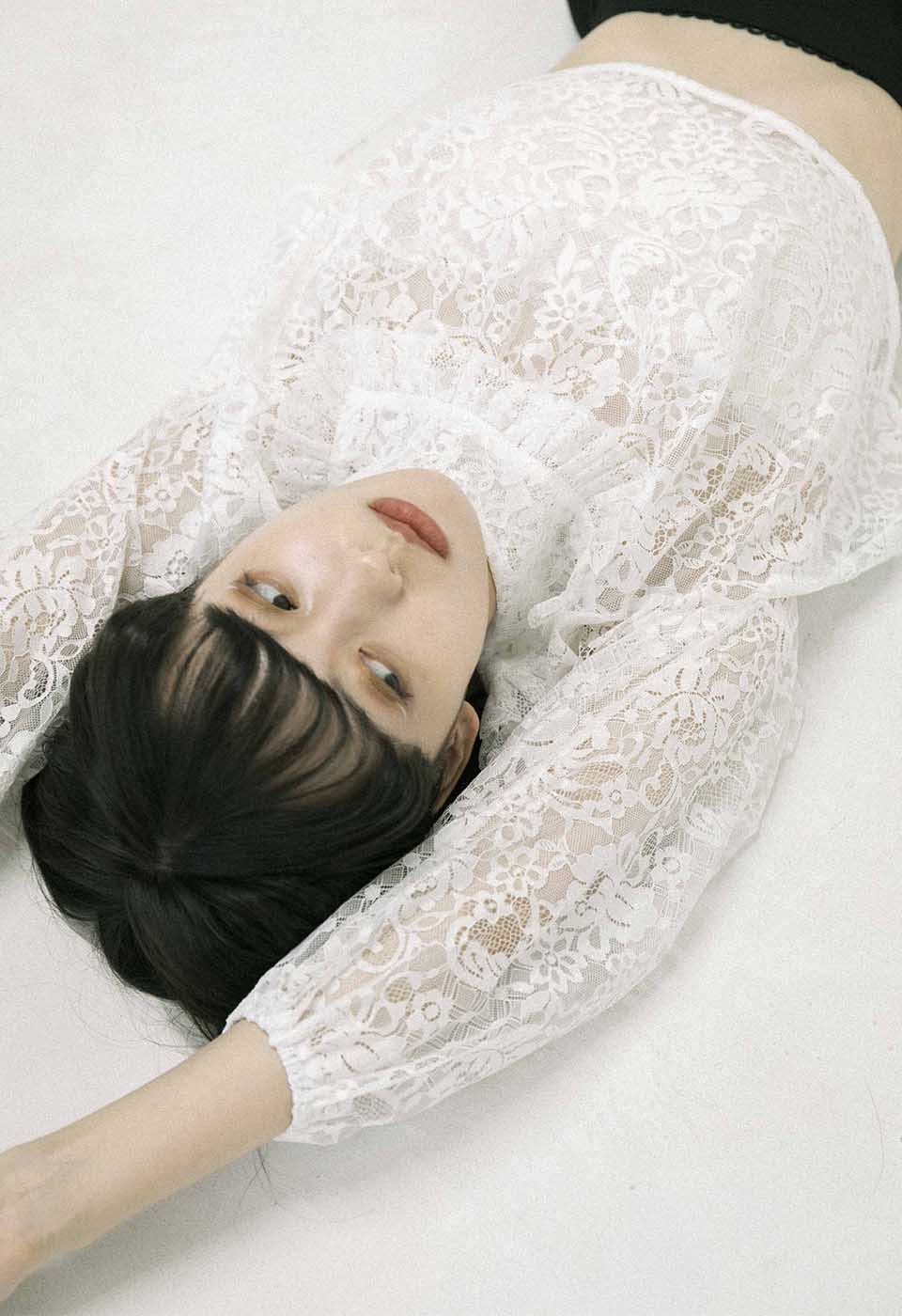 lace flared tops