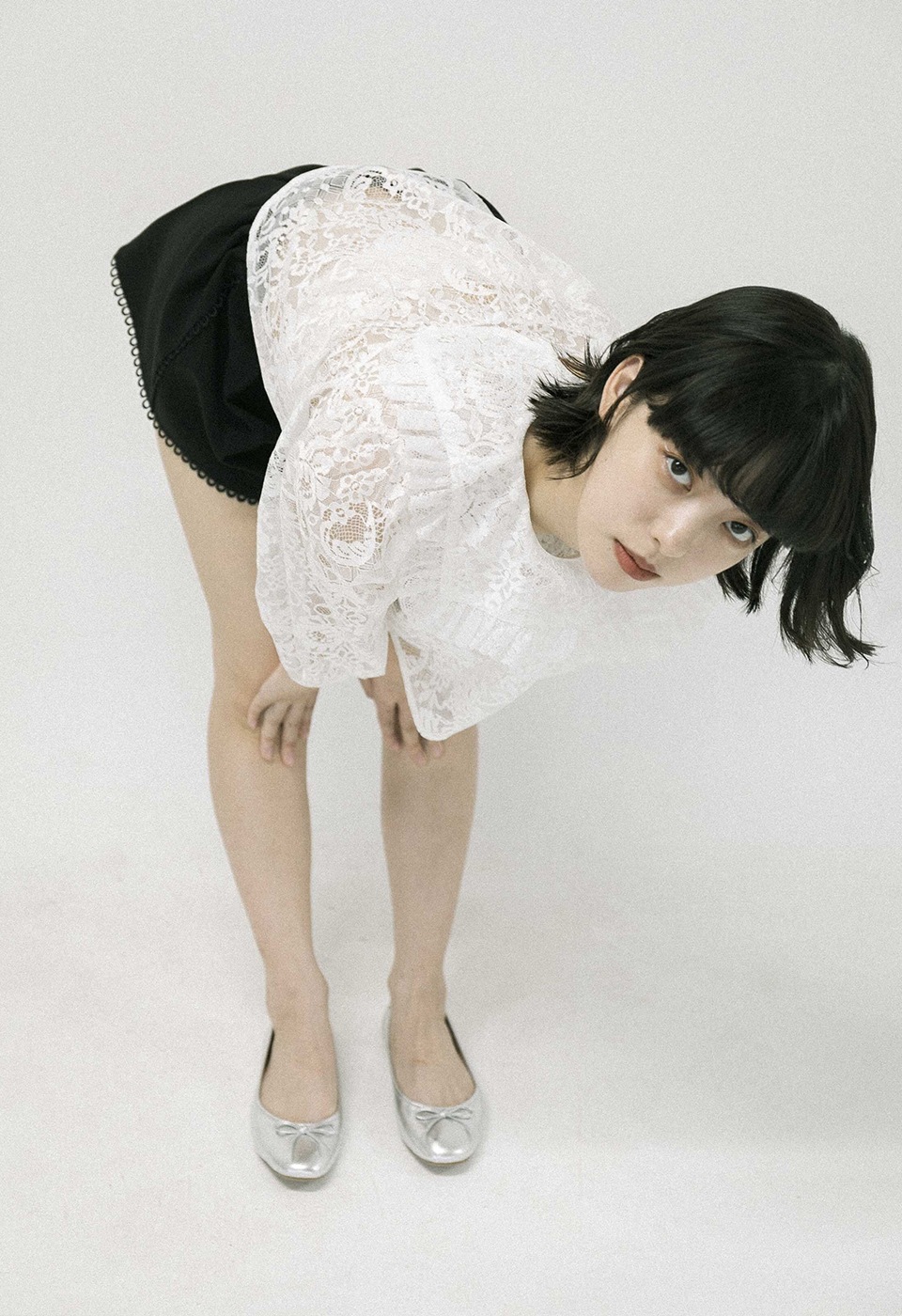lace flared tops