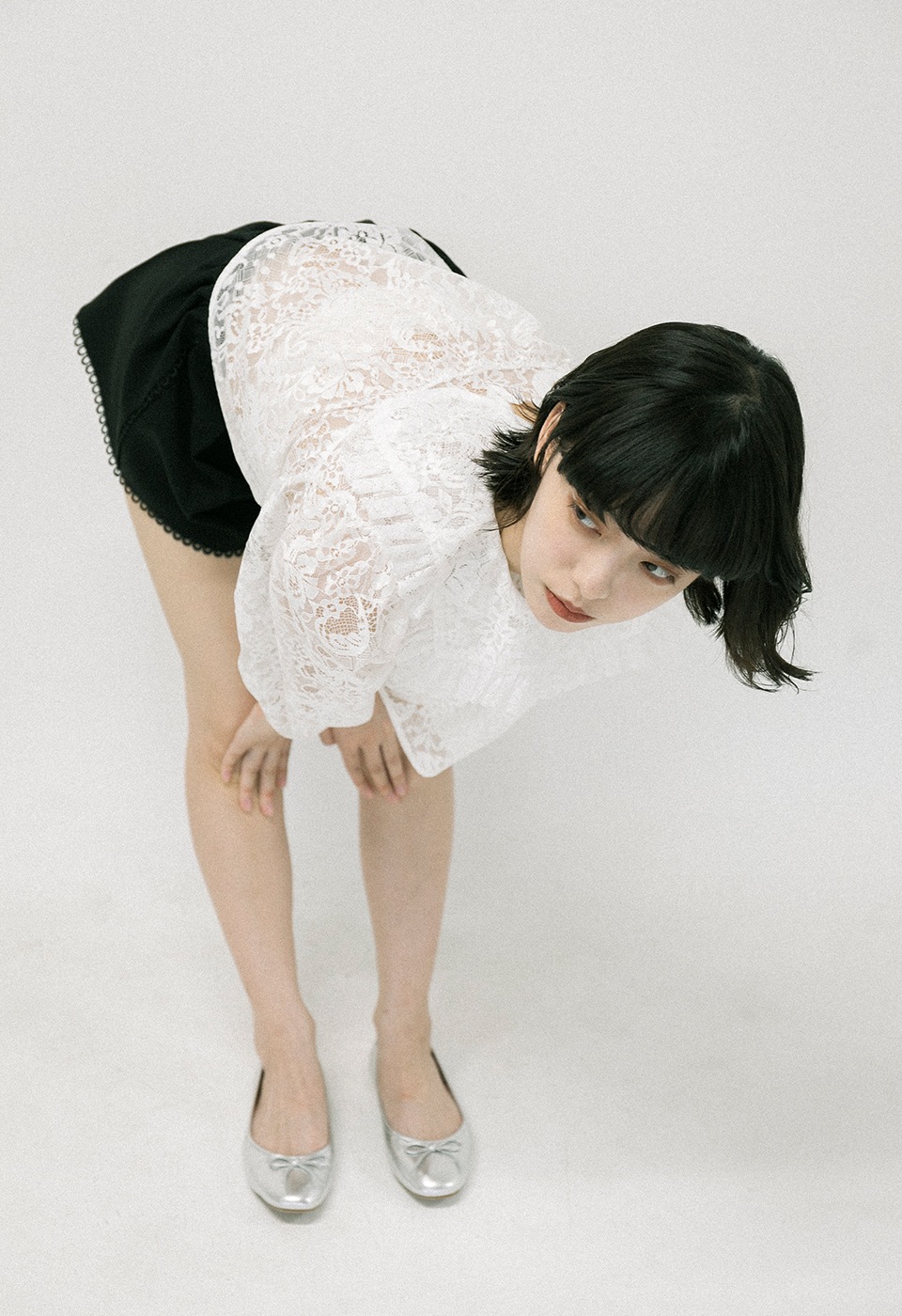 lace flared tops