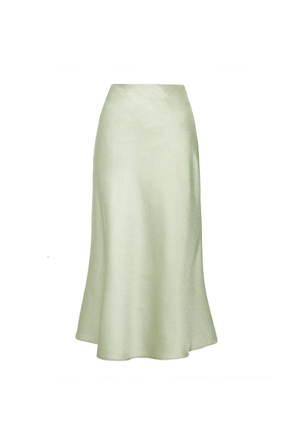 silk mint mermaid skirt