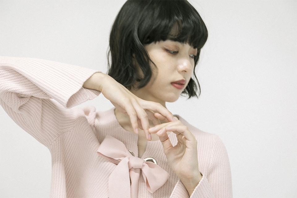 ribbon girly cardigan