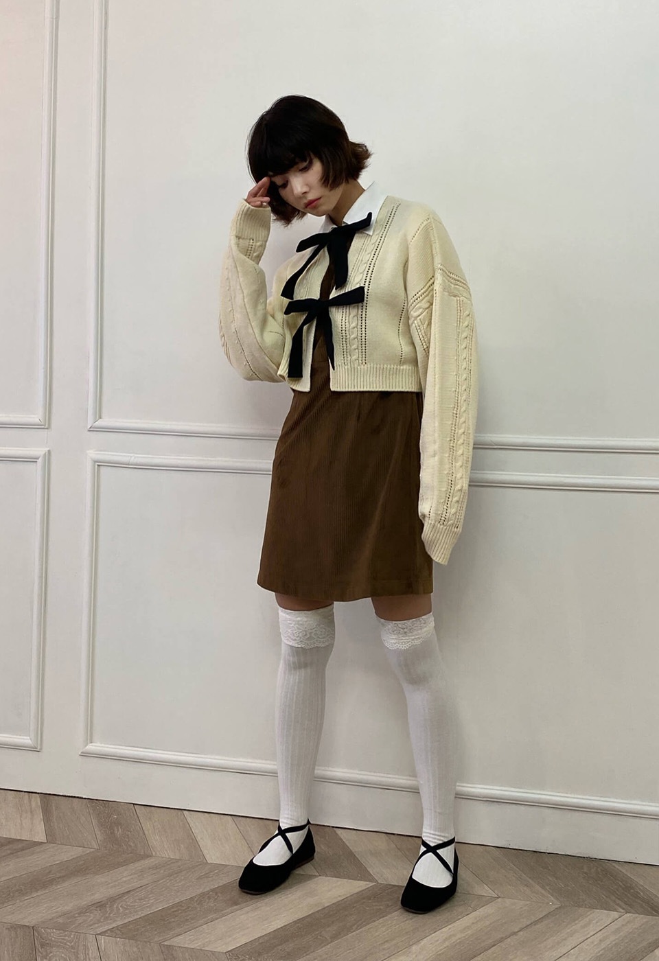 【予約販売】lissi ribbon cardigan