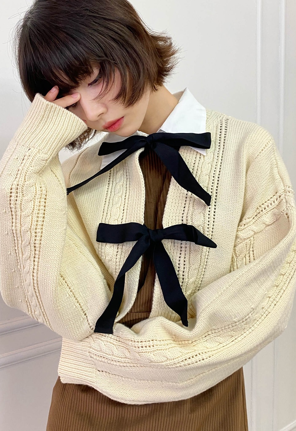 【予約販売】lissi ribbon cardigan