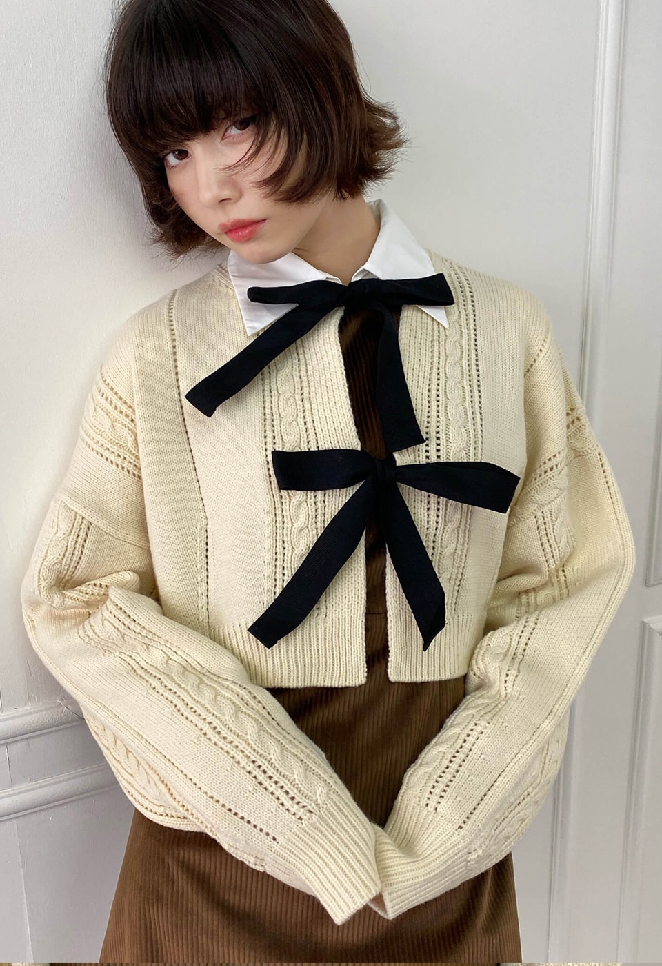【予約販売】lissi ribbon cardigan