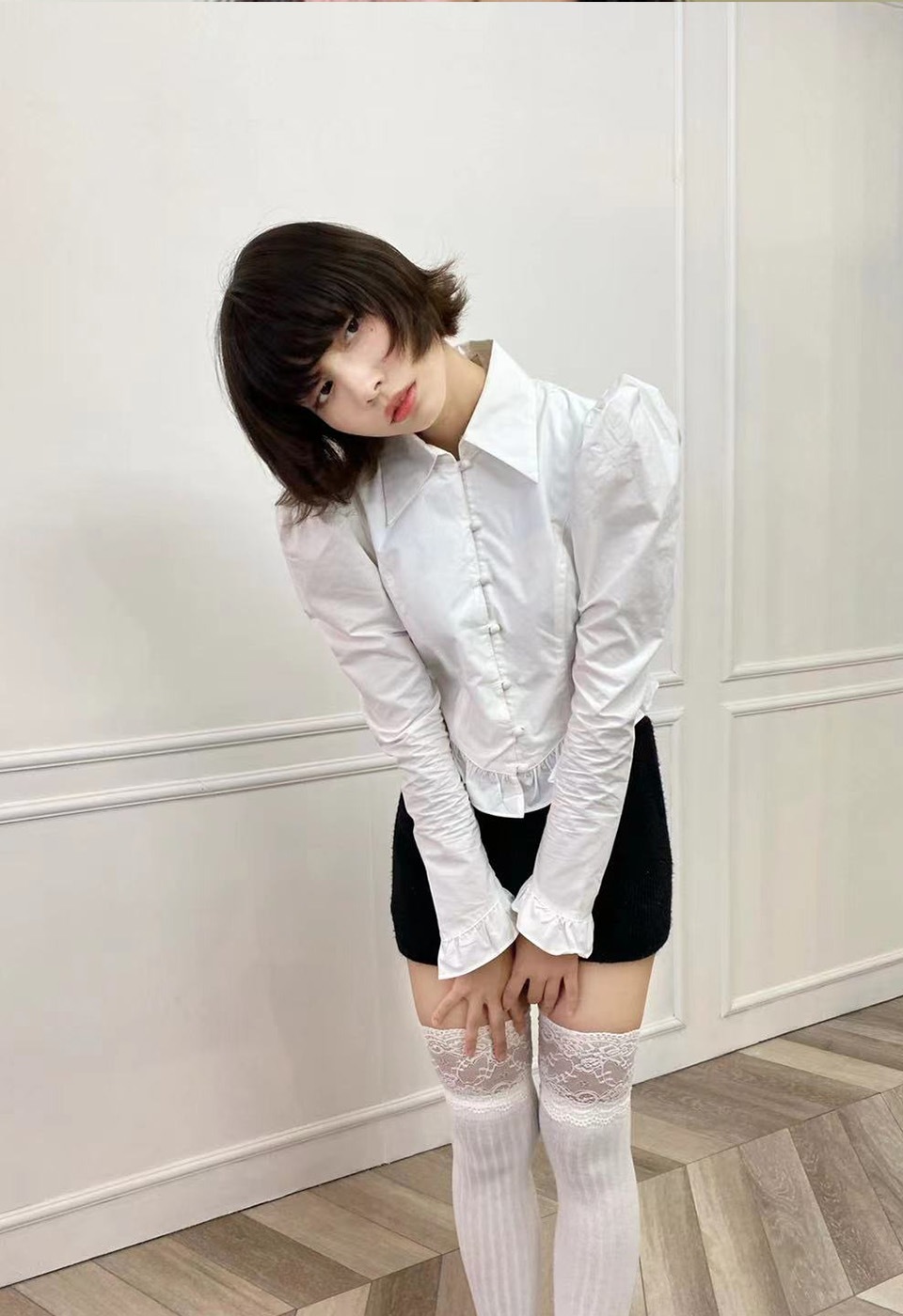 【予約販売】lissi puff sleeve blouse