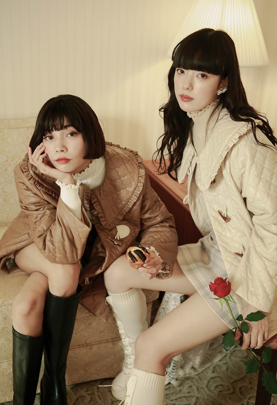 【予約販売】キルティングダッフルコート