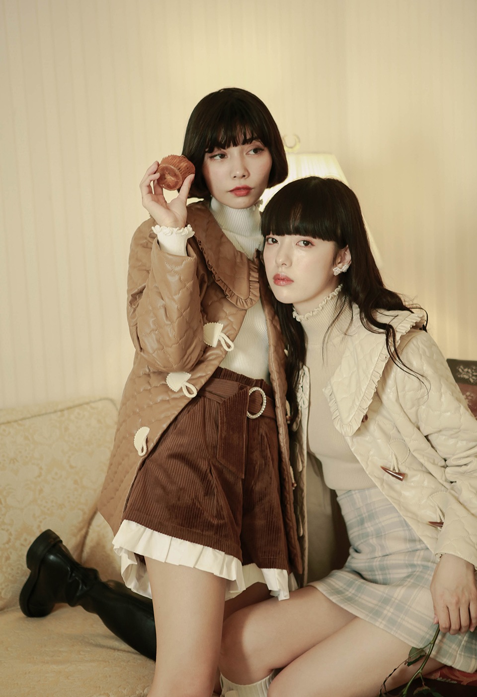 【予約販売】キルティングダッフルコート