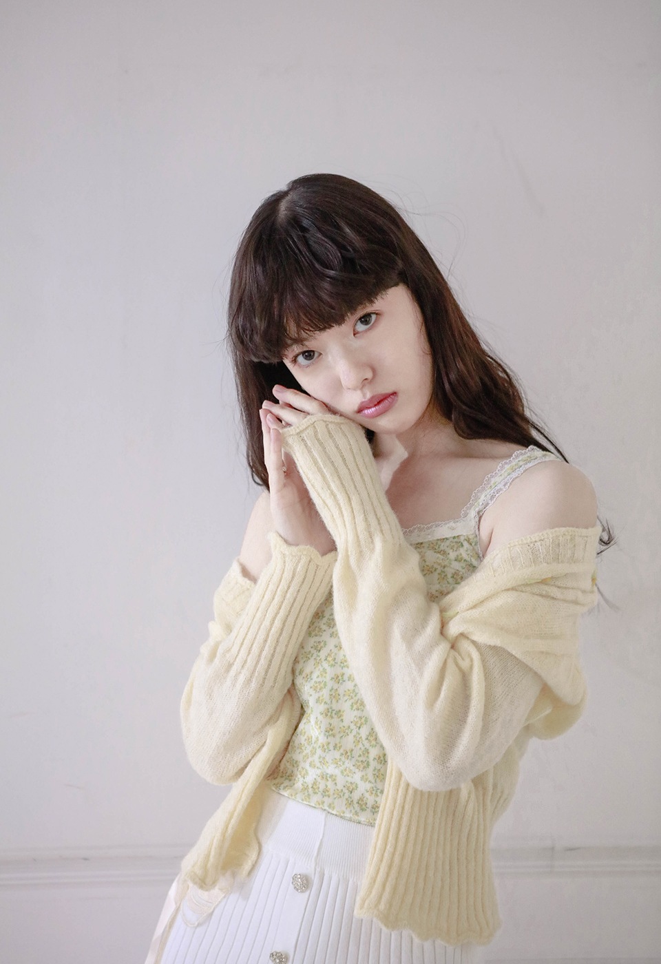 【一部予約販売】リブレースミニリボンタンクトップ