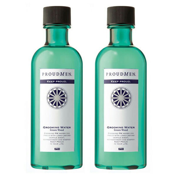 【送料無料】プラウドメン グルーミングウォーター GW グリーン・ウッド 200ml×2本セット 全身 化粧水